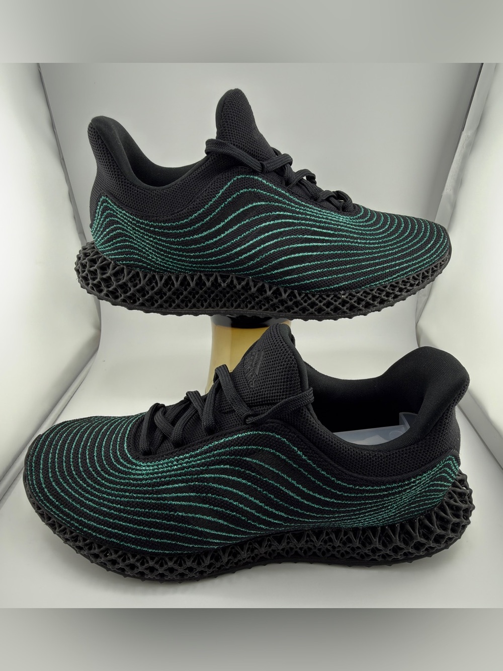 adidas Ultra 4D Uncaged Parley Black Blue Spirit Men’s Size 8